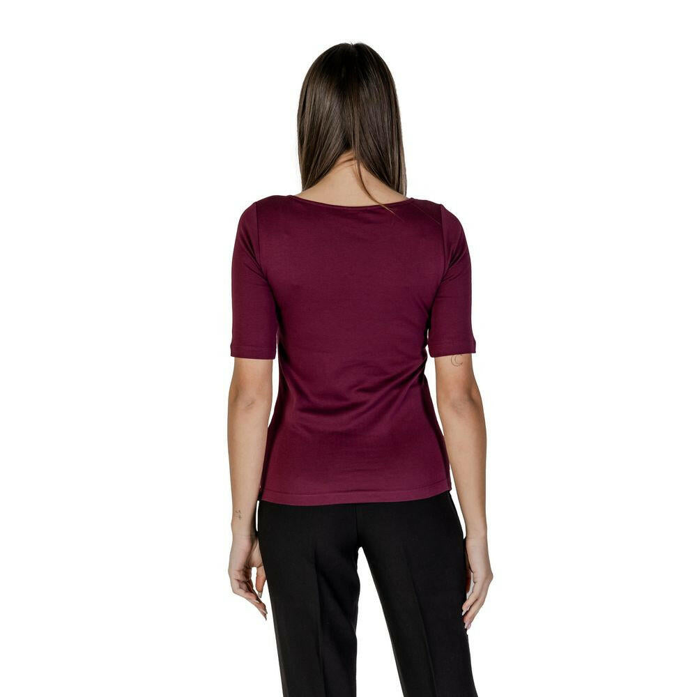 Street One Purple Cotton T-Shirt Street One