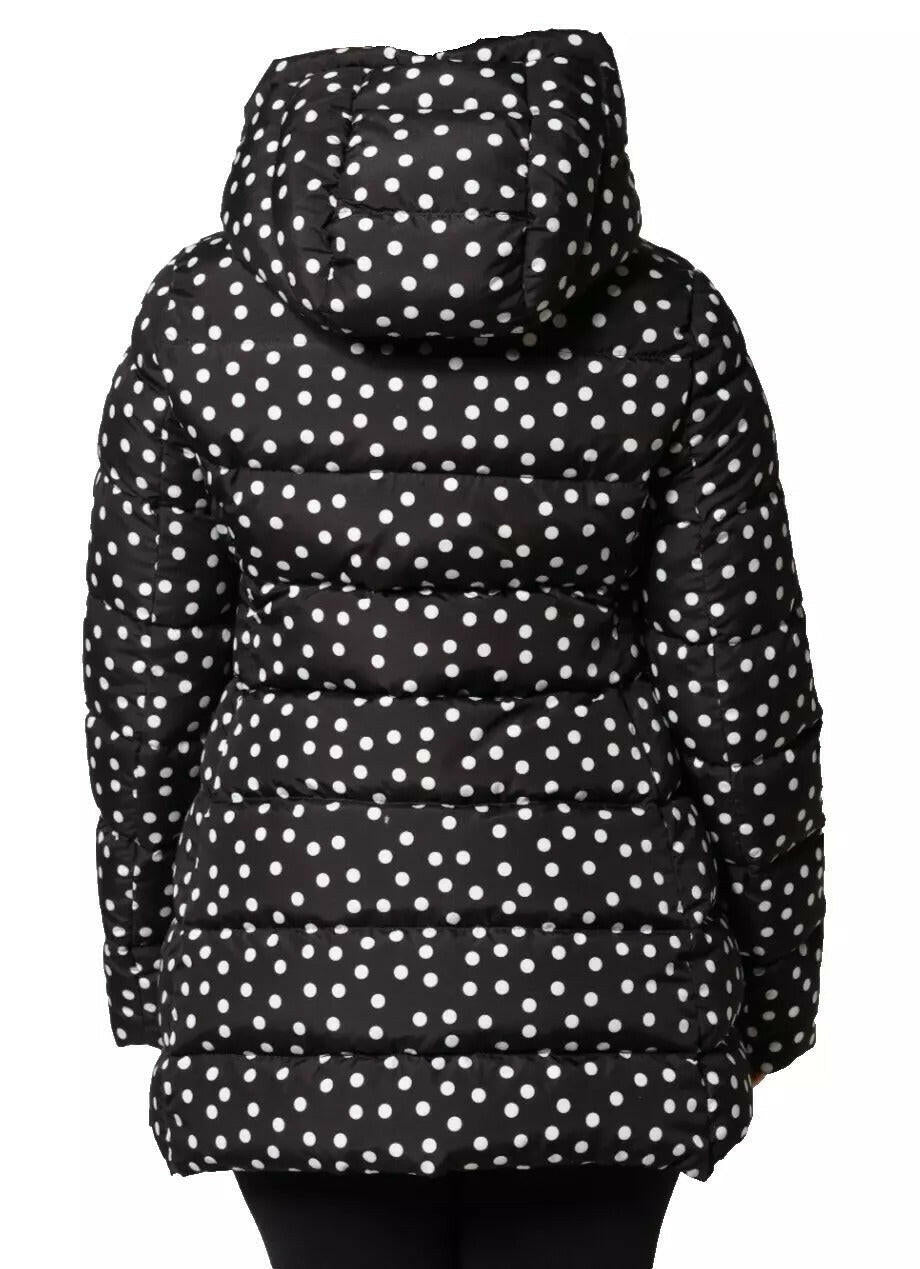 Dolce & Gabbana Black Polyester Hooded Reversible Jacket.
