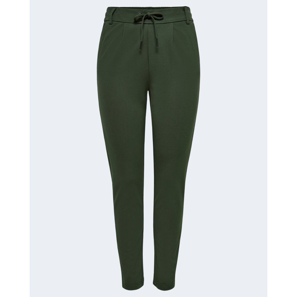 Pantalones casuales Only Green Viscose