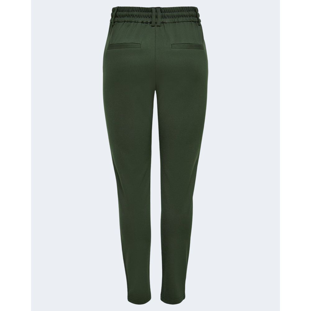 Pantalones casuales Only Green Viscose