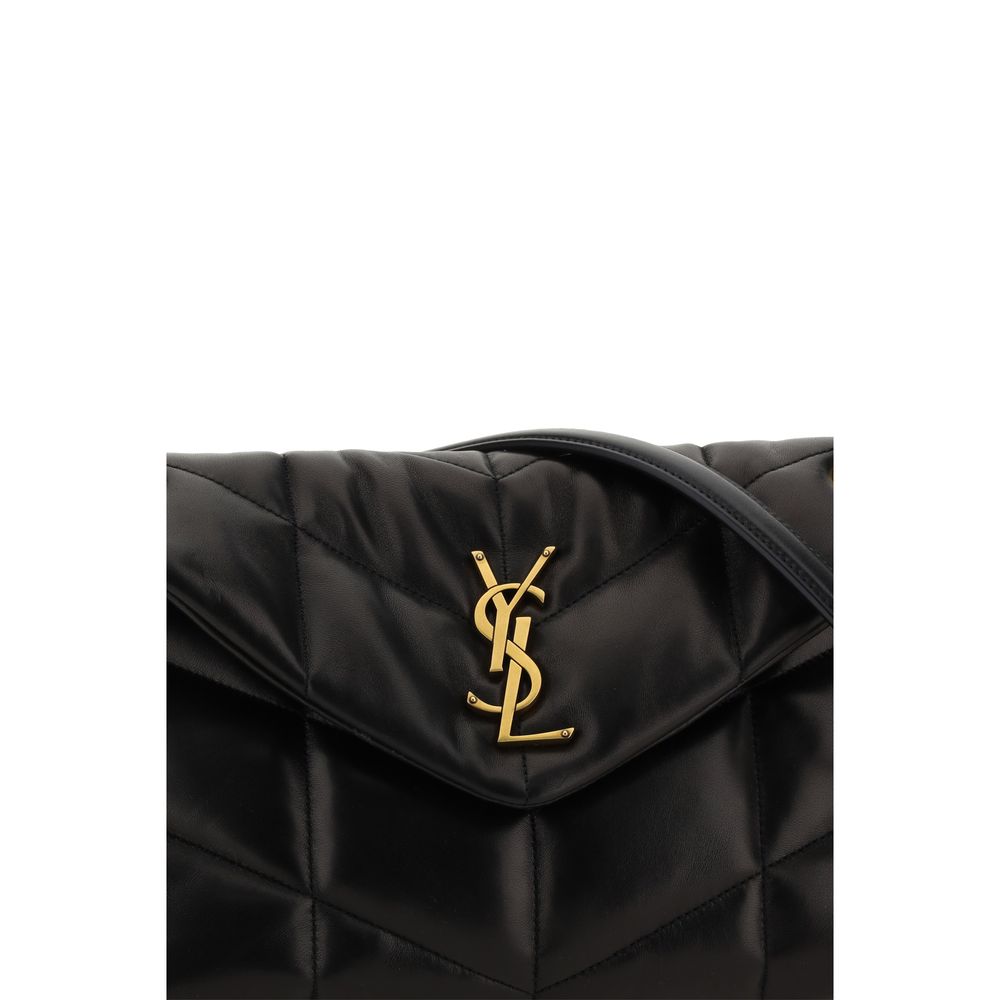 Bolsa de ombro Saint Laurent Black Lamb Ovis Aries