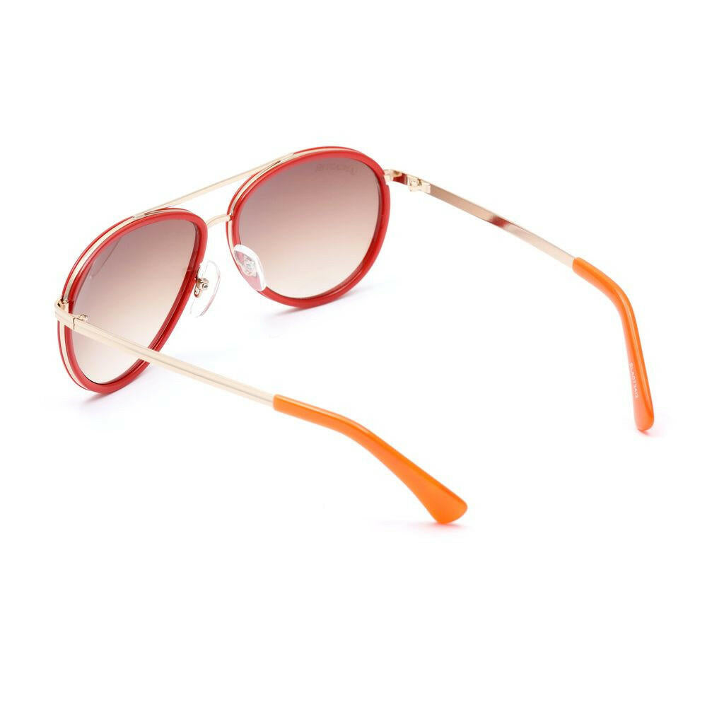 Lancaster Red Metal Sunglasses Lancaster