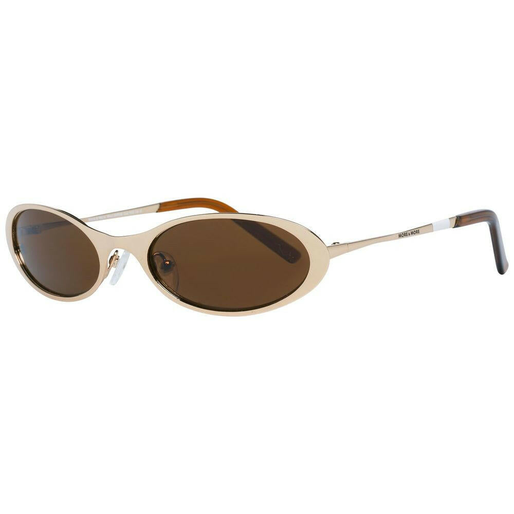More & More Gold Metal Sunglasses More & More