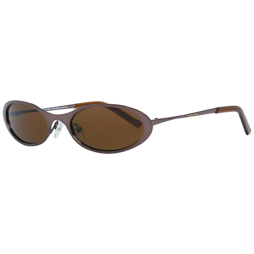 More & More Brown Metal Sunglasses More & More