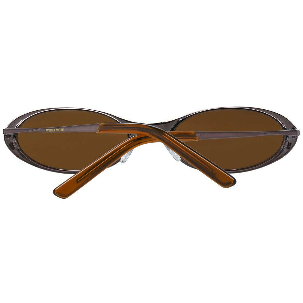 More & More Brown Metal Sunglasses More & More