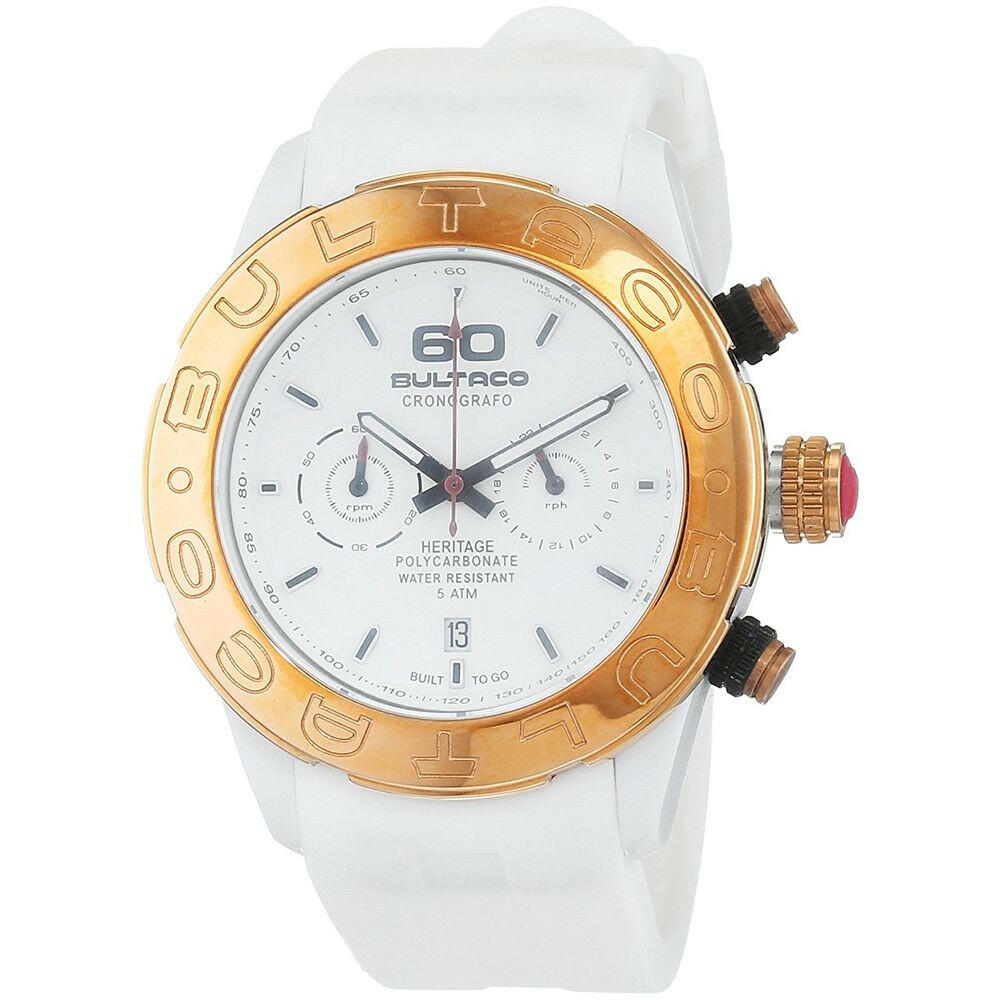 Bultaco White Rubber Watch Bultaco