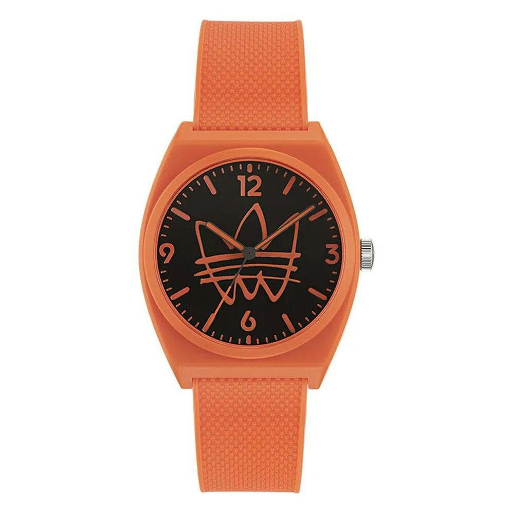 Adidas Orange Synthetic Watch Adidas
