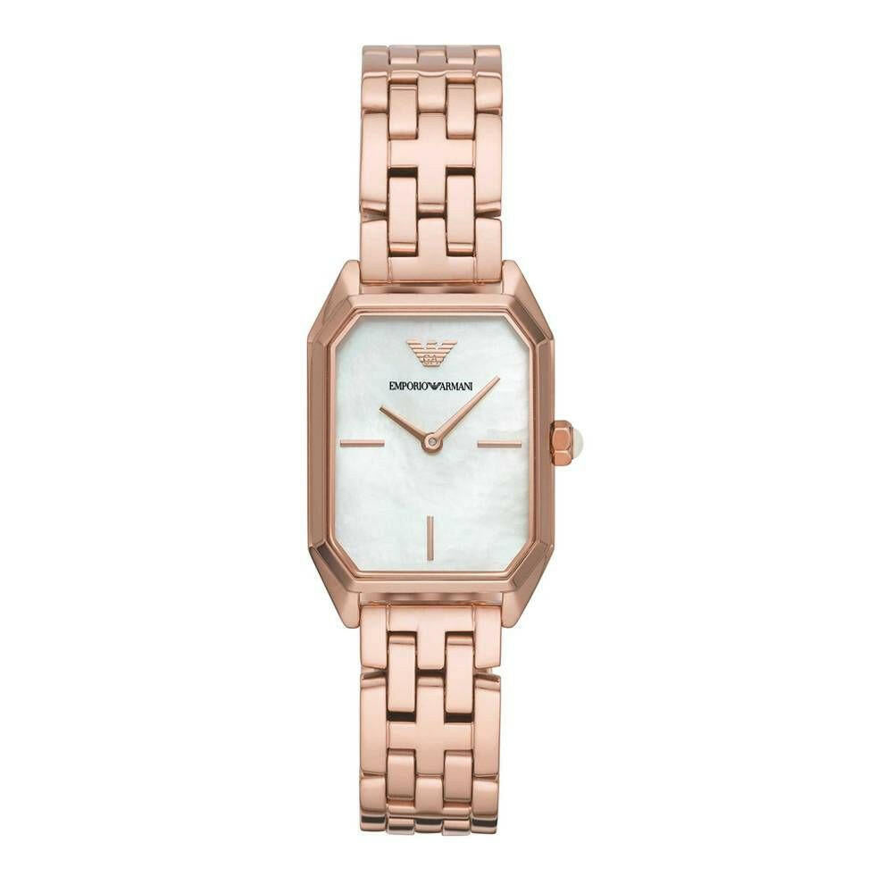 Armani Rose Gold Stainless Steel Watch Armani