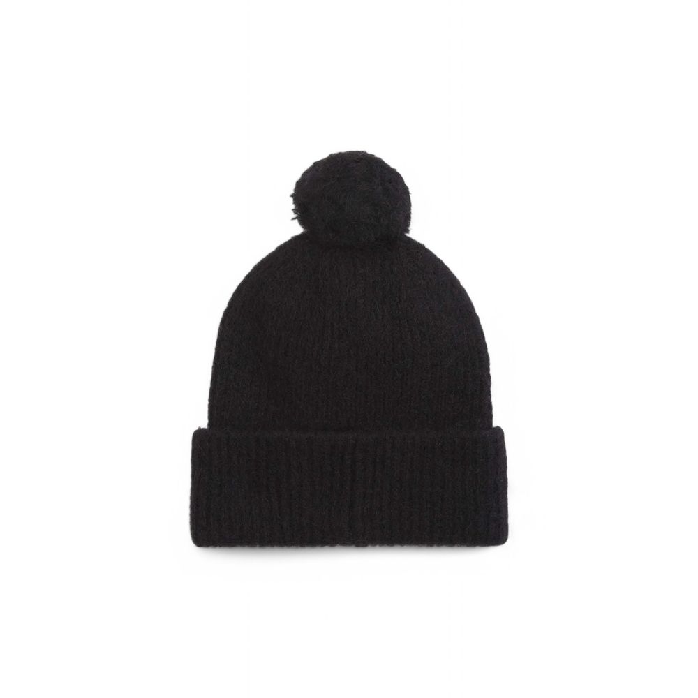 Calvin Klein Black Alpaca Leather Caps Baseball Hat Calvin Klein
