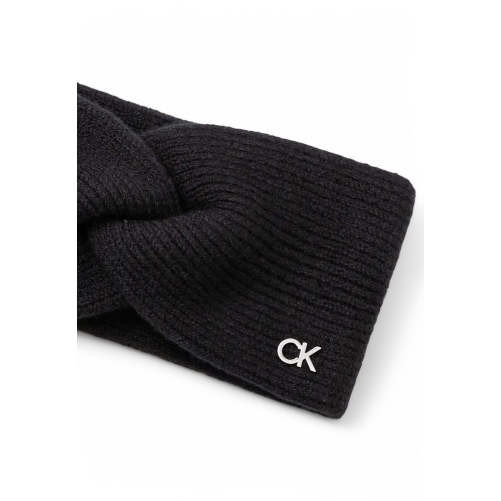 Calvin Klein Black Wool Hat Calvin Klein