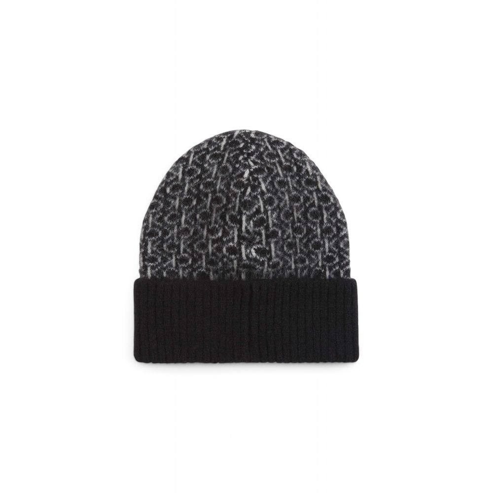 Calvin Klein Black Alpaca Leather Caps Baseball Hat Calvin Klein