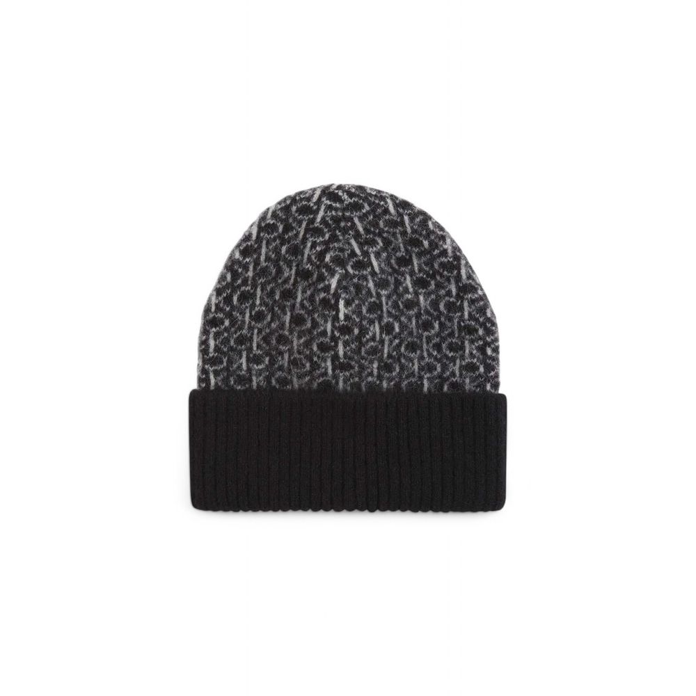 Calvin Klein Black Alpaca Leather Caps Baseball Hat Calvin Klein