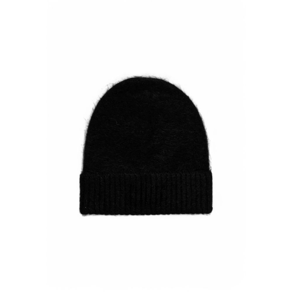 Calvin Klein Black Alpaca Leather Caps Baseball Hat Calvin Klein