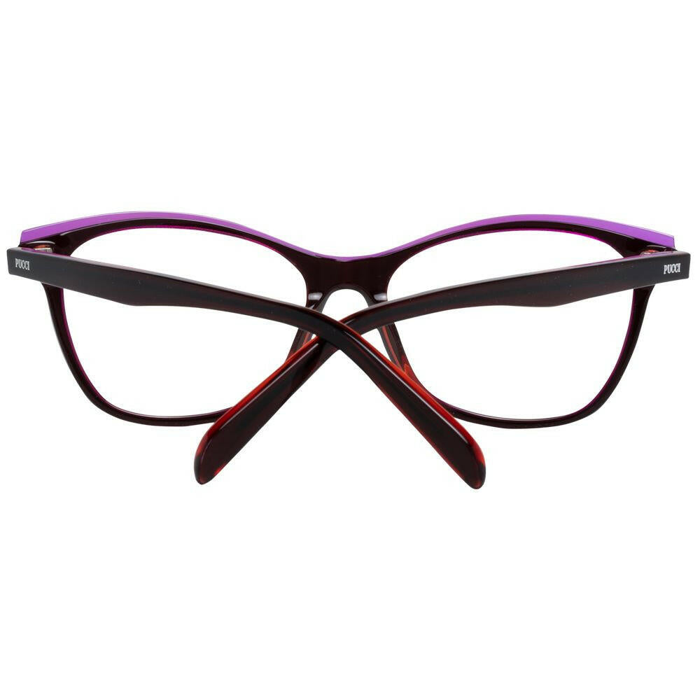 Emilio Pucci Burgundy Women Glasses Frame Emilio Pucci