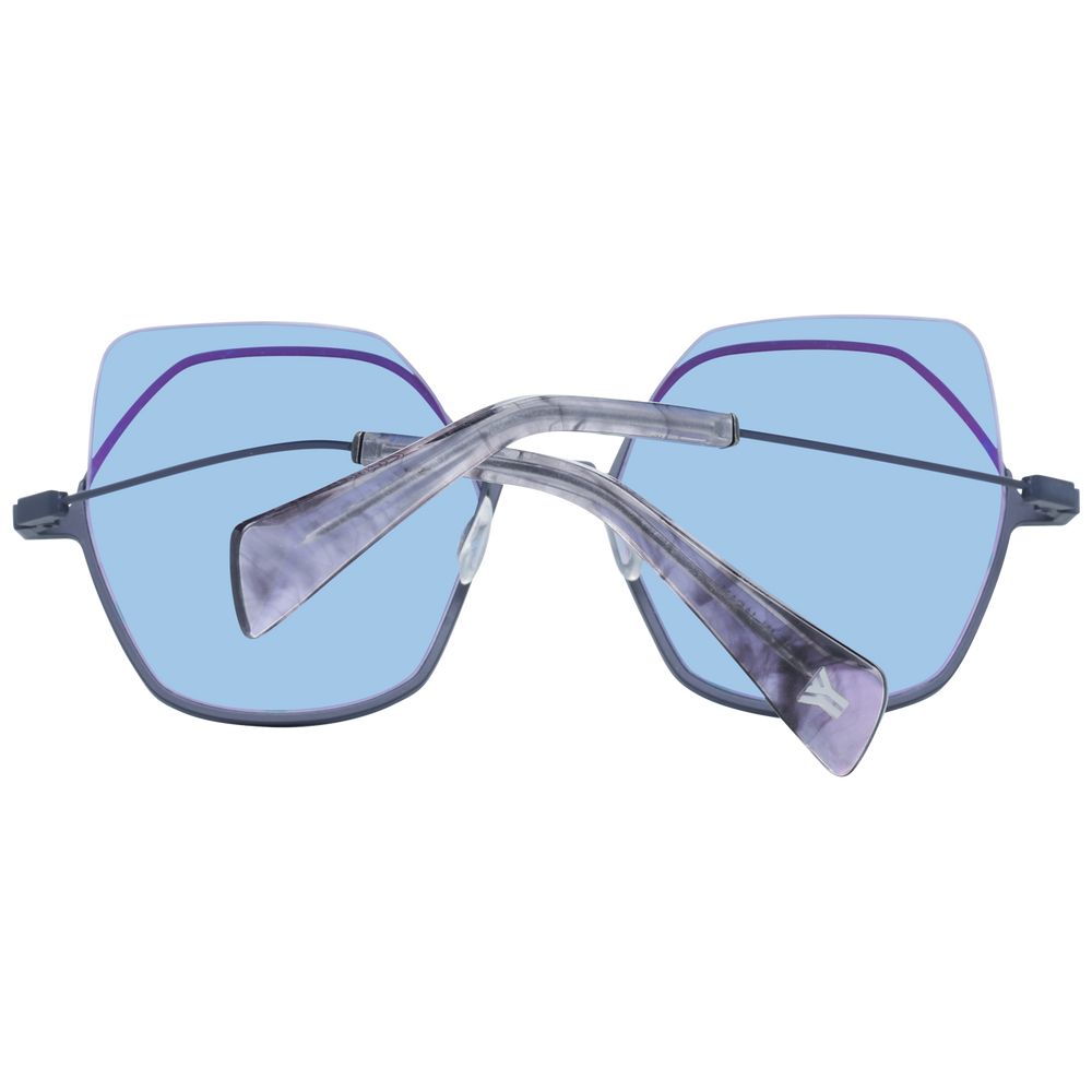 Yohji Yamamoto Gray Women Sunglass Yohji Yamamoto