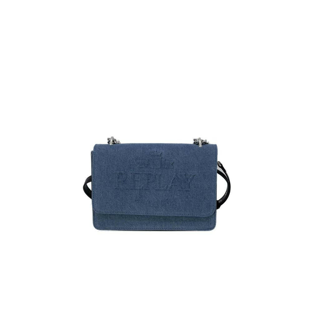Replay Blue Polyester Shoulder Bag Replay