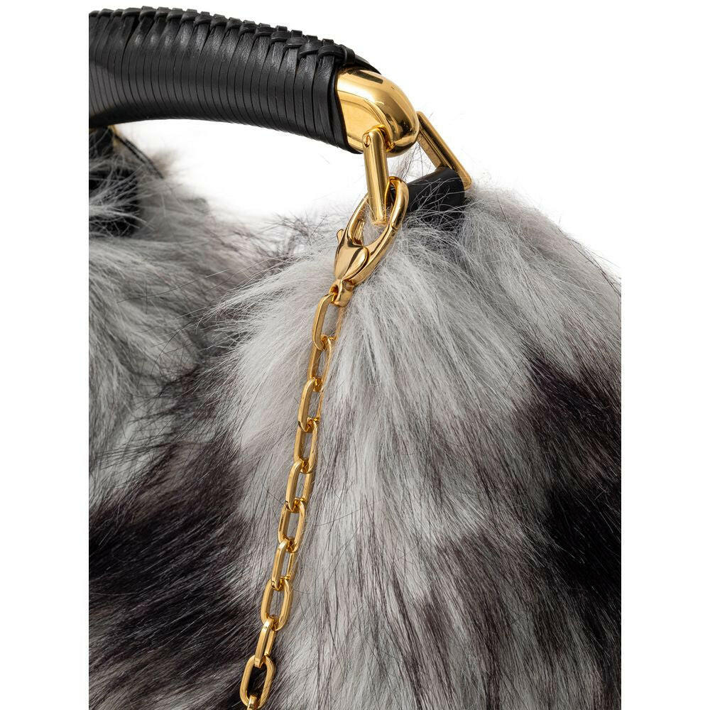 Tom Ford Gray Leather Handbag Tom Ford
