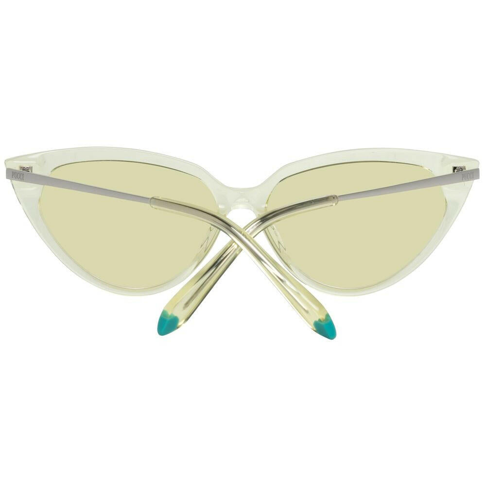 Emilio Pucci Yellow Metal Sunglasses Emilio Pucci