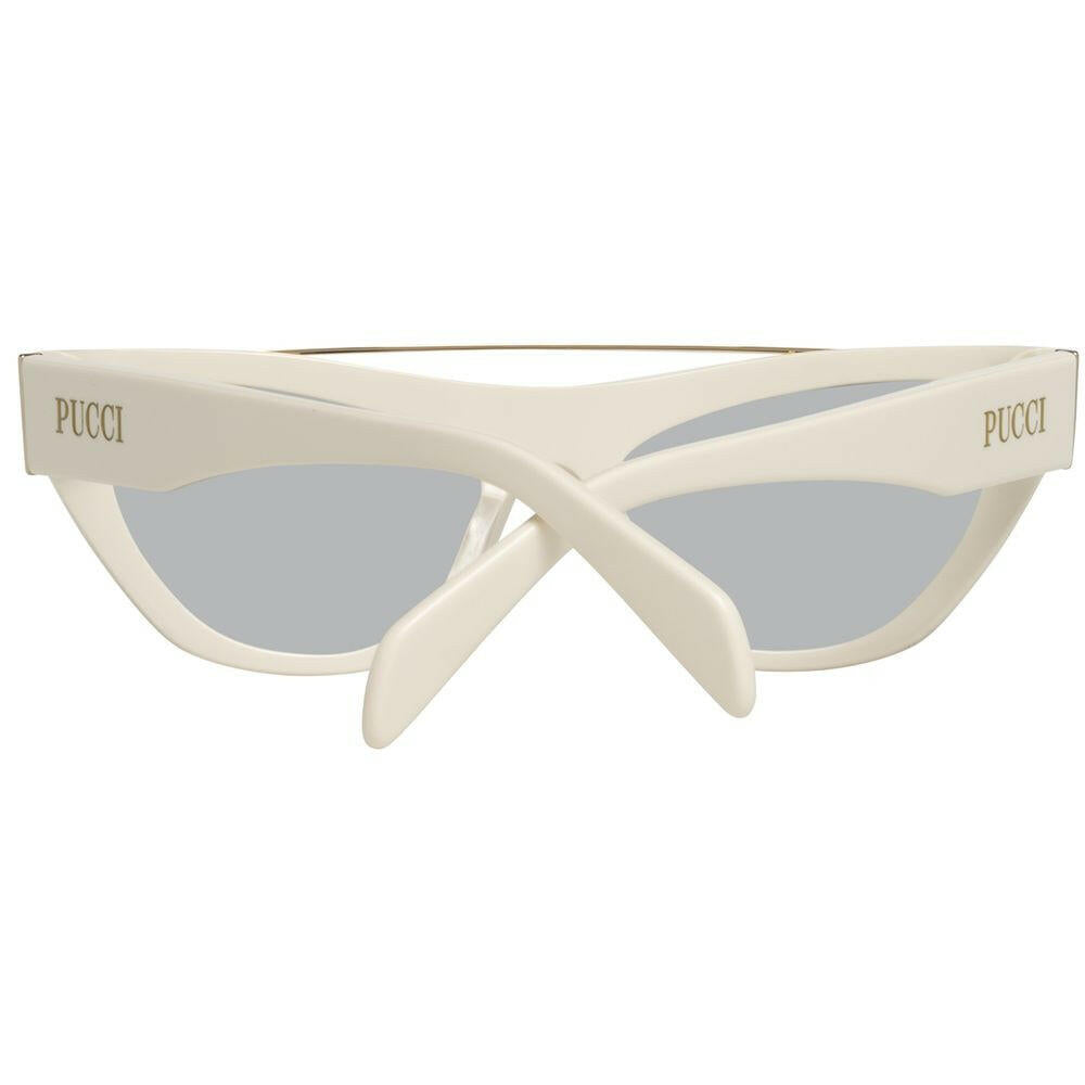 Emilio Pucci White Metal Sunglasses Emilio Pucci