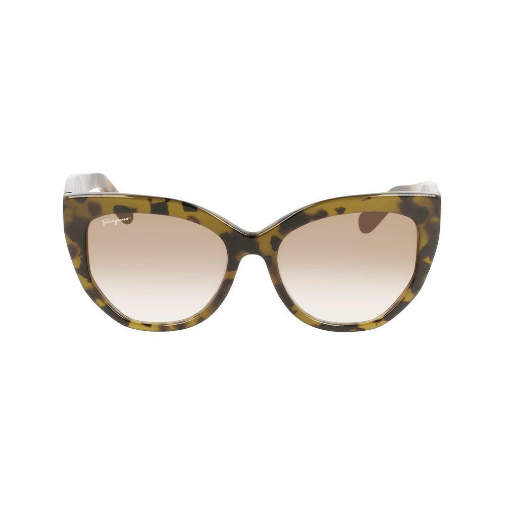 Ferragamo Brown Acetate Sunglasses Ferragamo