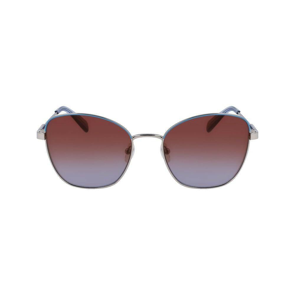 Longchamp Gray Metal Sunglasses Longchamp