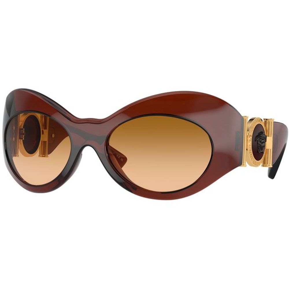Versace Brown Acetate Sunglasses Versace