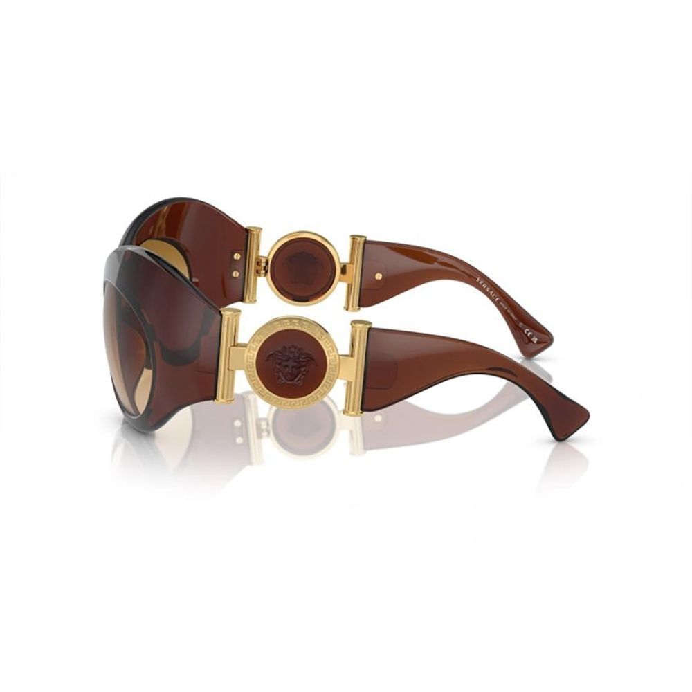 Versace Brown Acetate Sunglasses Versace