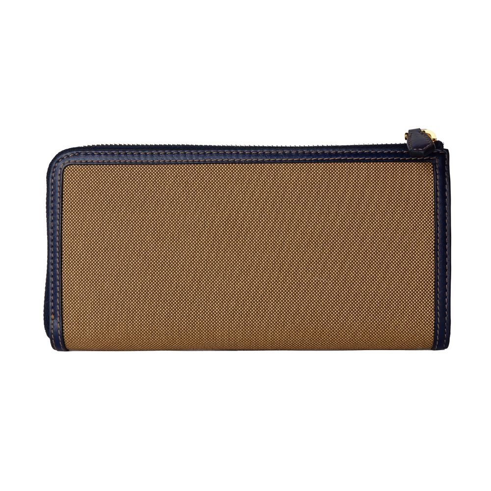 Prada Brown Canvas Women Wallet Prada