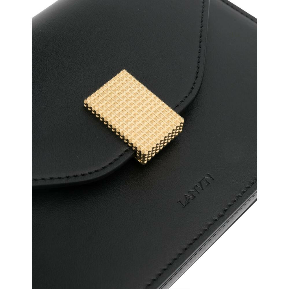 Lanvin Black Leather Handbag Lanvin