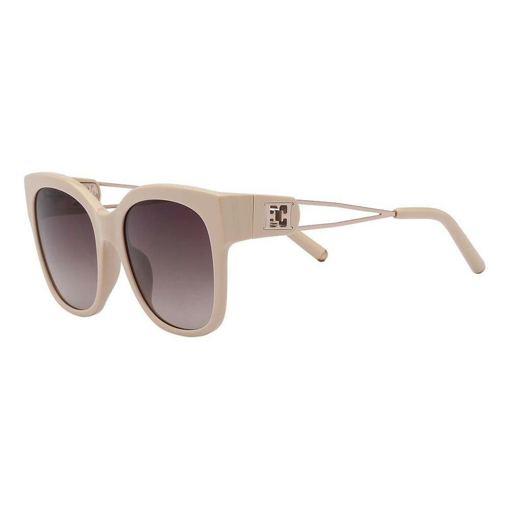 Escada Beige Metal Sunglasses Escada