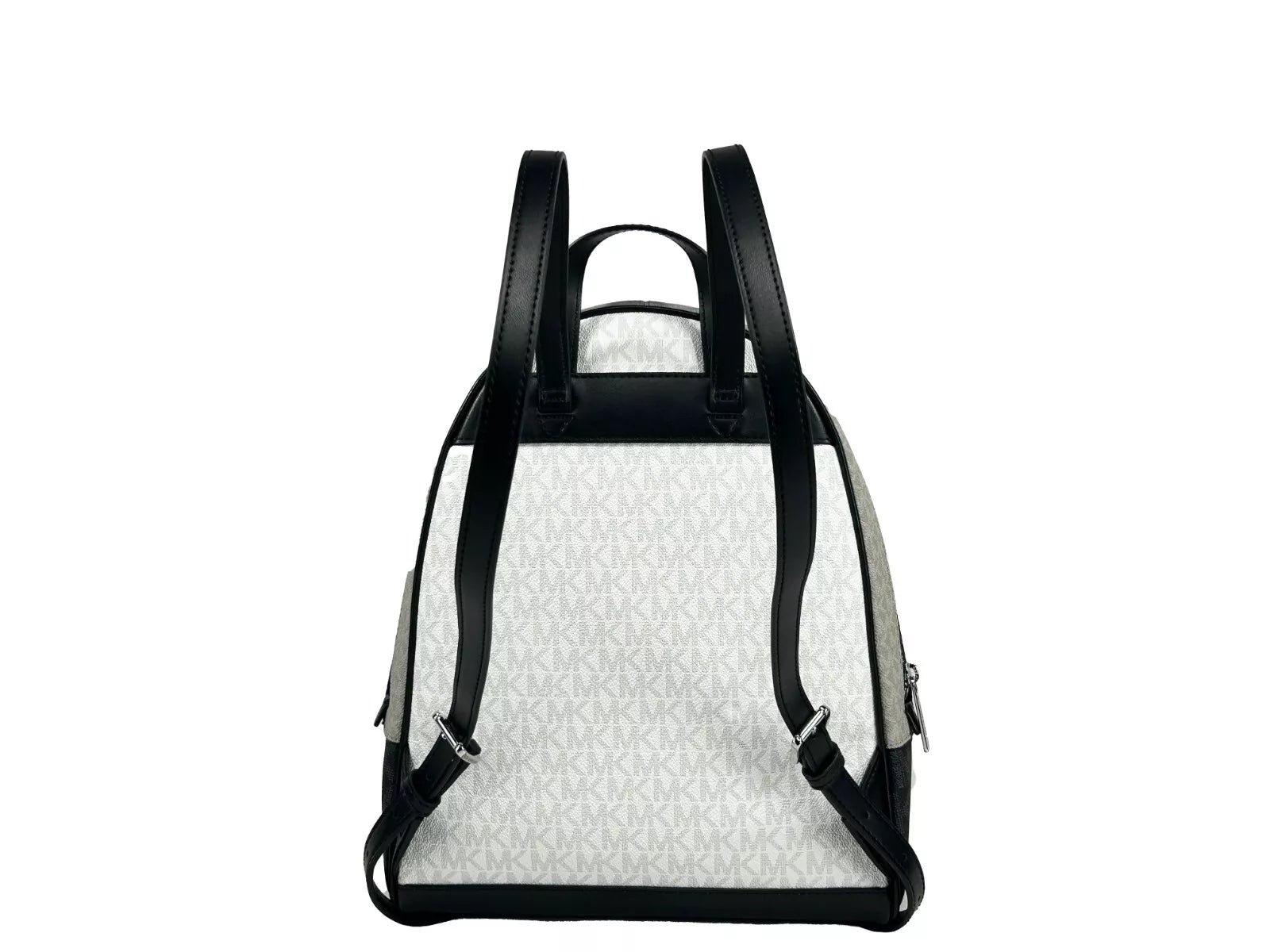Michael Kors Rhea Medium PVC Backpack Bookbag Optic White Multi Michael Kors