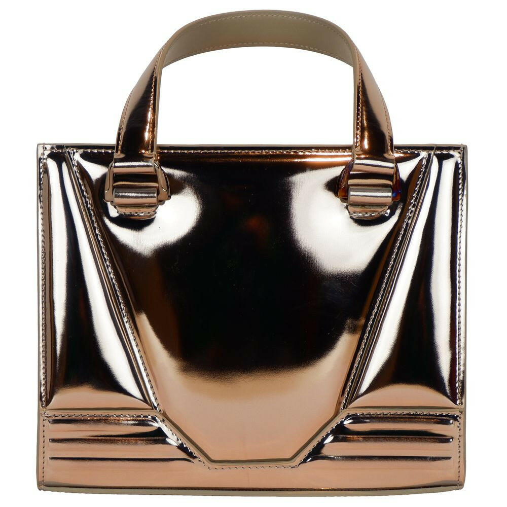 Ferrari Gray Leather Handbag Ferrari