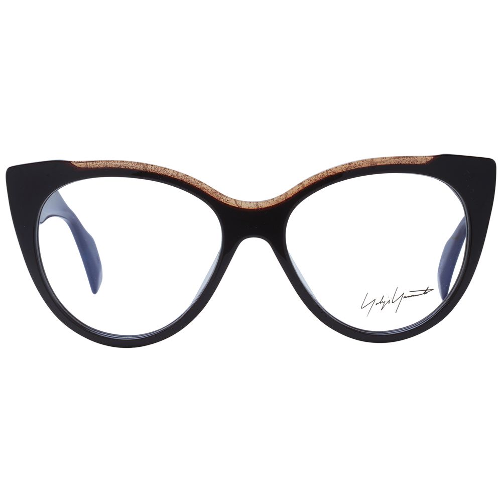 Yohji Yamamoto Brown Women Glasses Frame Yohji Yamamoto
