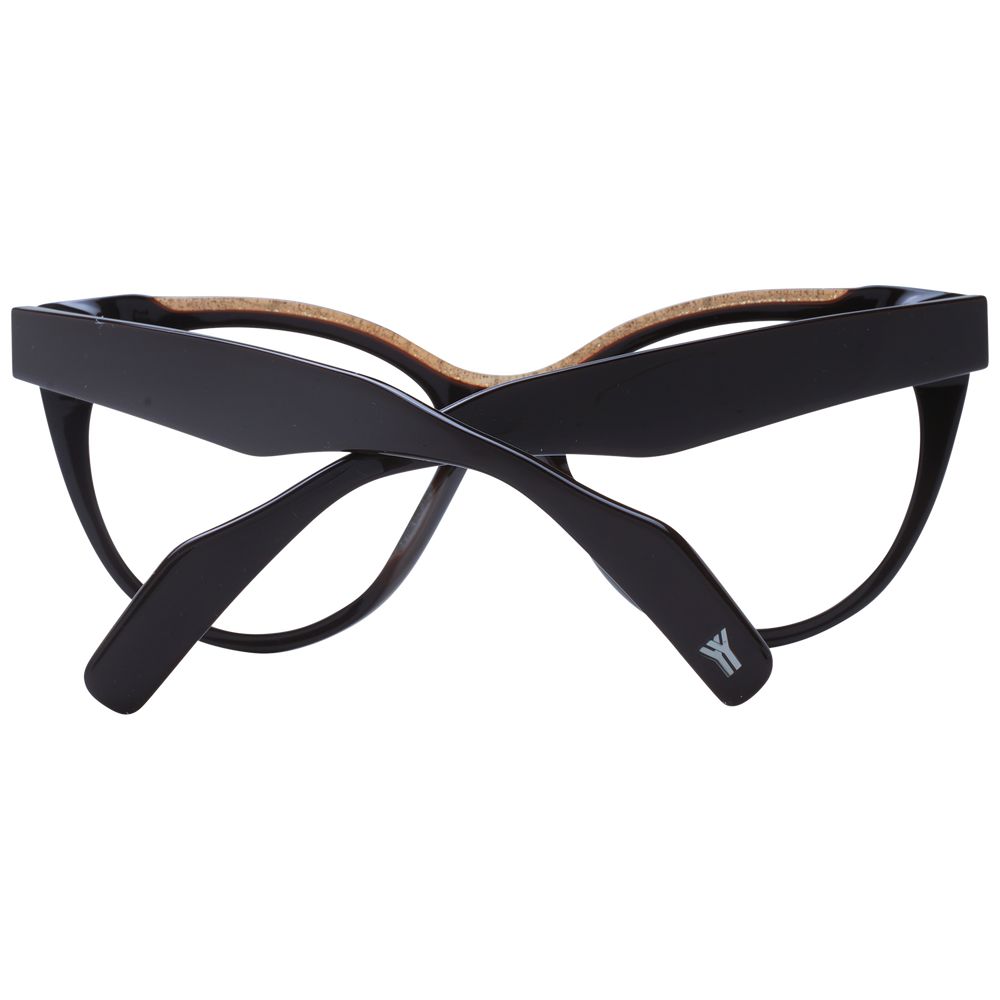 Yohji Yamamoto Brown Women Glasses Frame Yohji Yamamoto