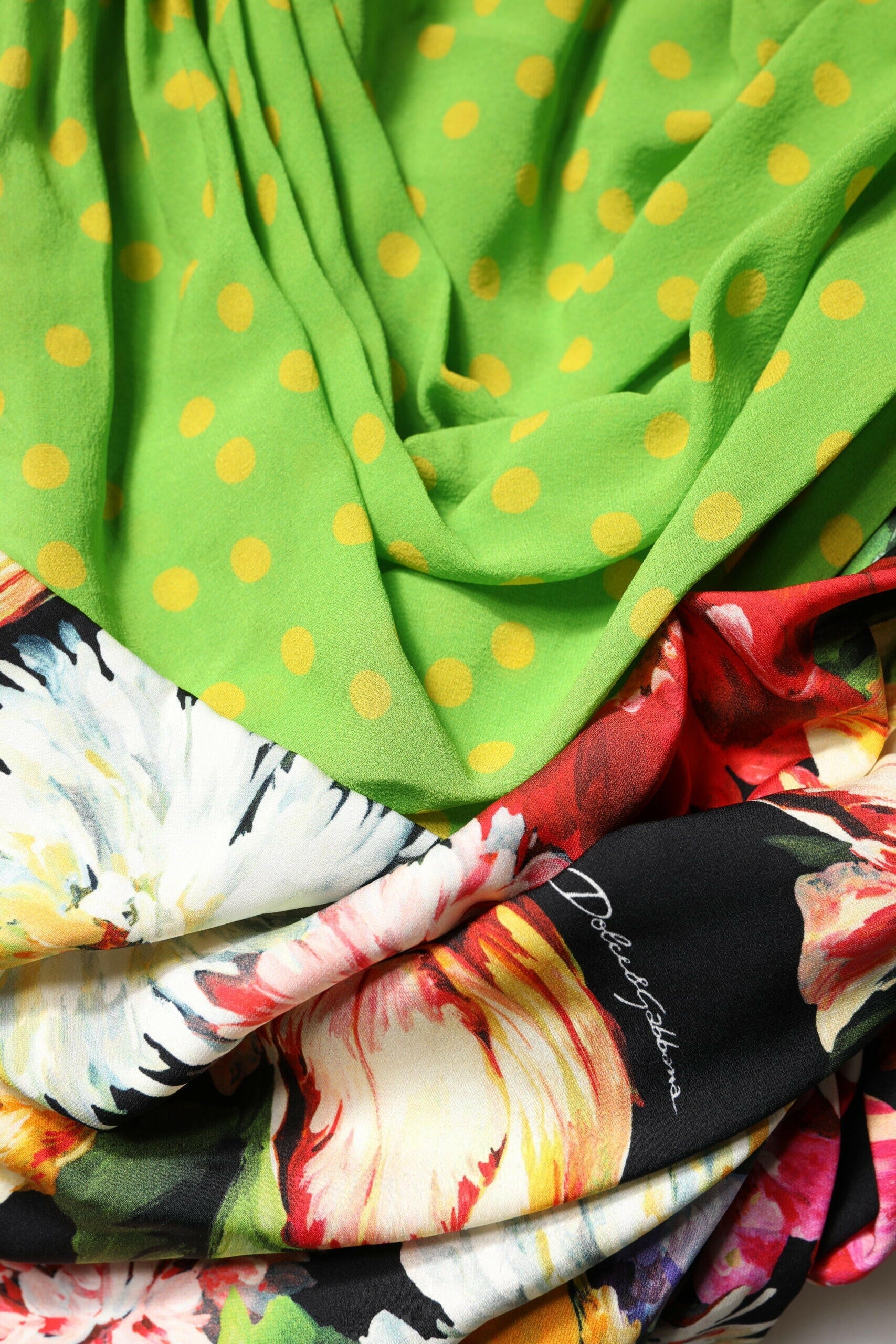 Dolce & Gabbana Multicolor Floral Patchwork Fitted Mini Dress Dolce & Gabbana