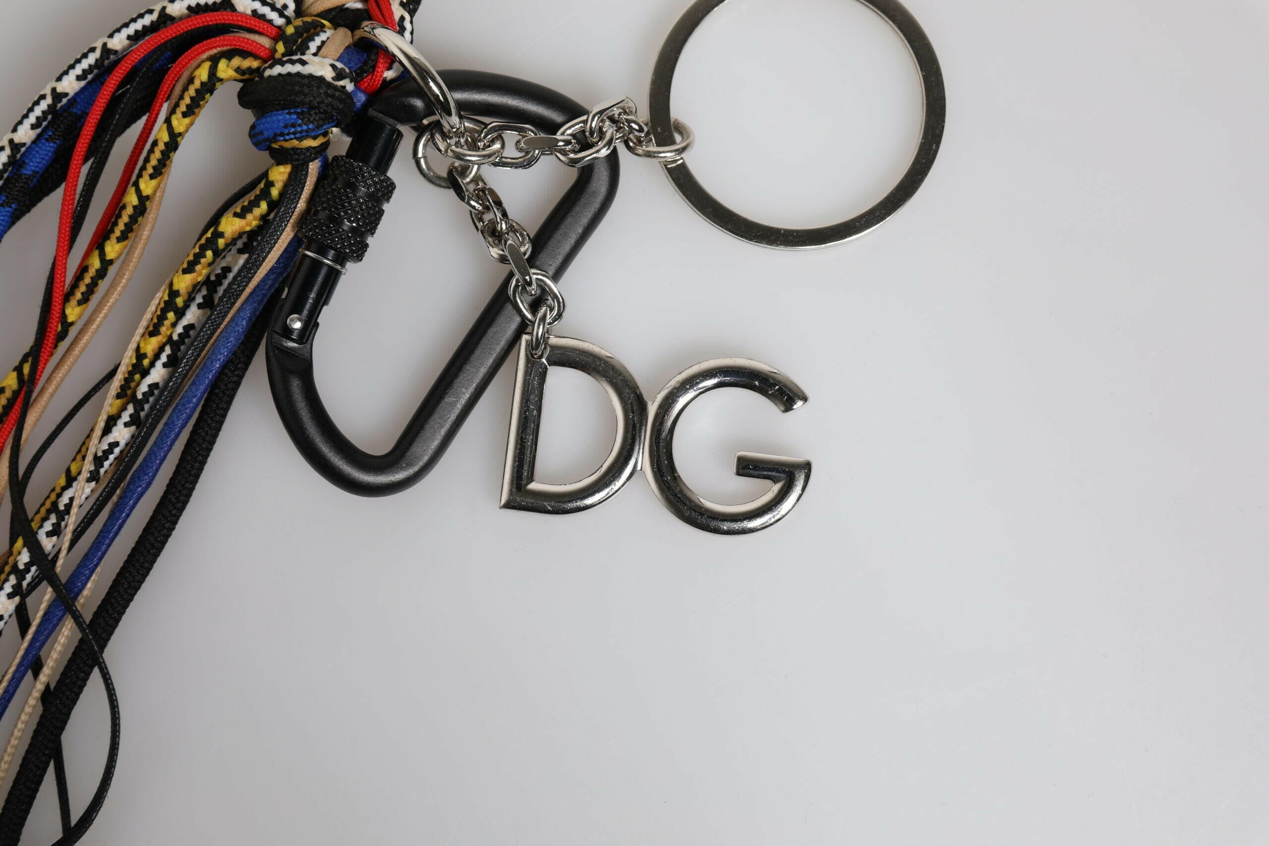 Dolce & Gabbana Multicolor Braided Rope Logo Bag Shoulder Strap Dolce & Gabbana