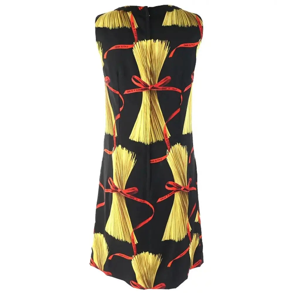 Dolce & Gabbana Black Silk Dress Dolce & Gabbana