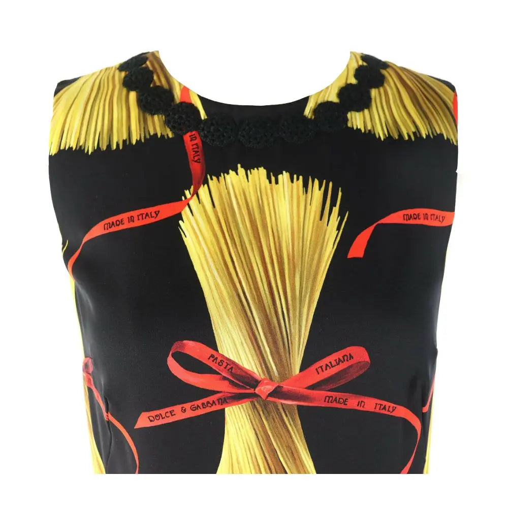 Dolce & Gabbana Black Silk Dress Dolce & Gabbana