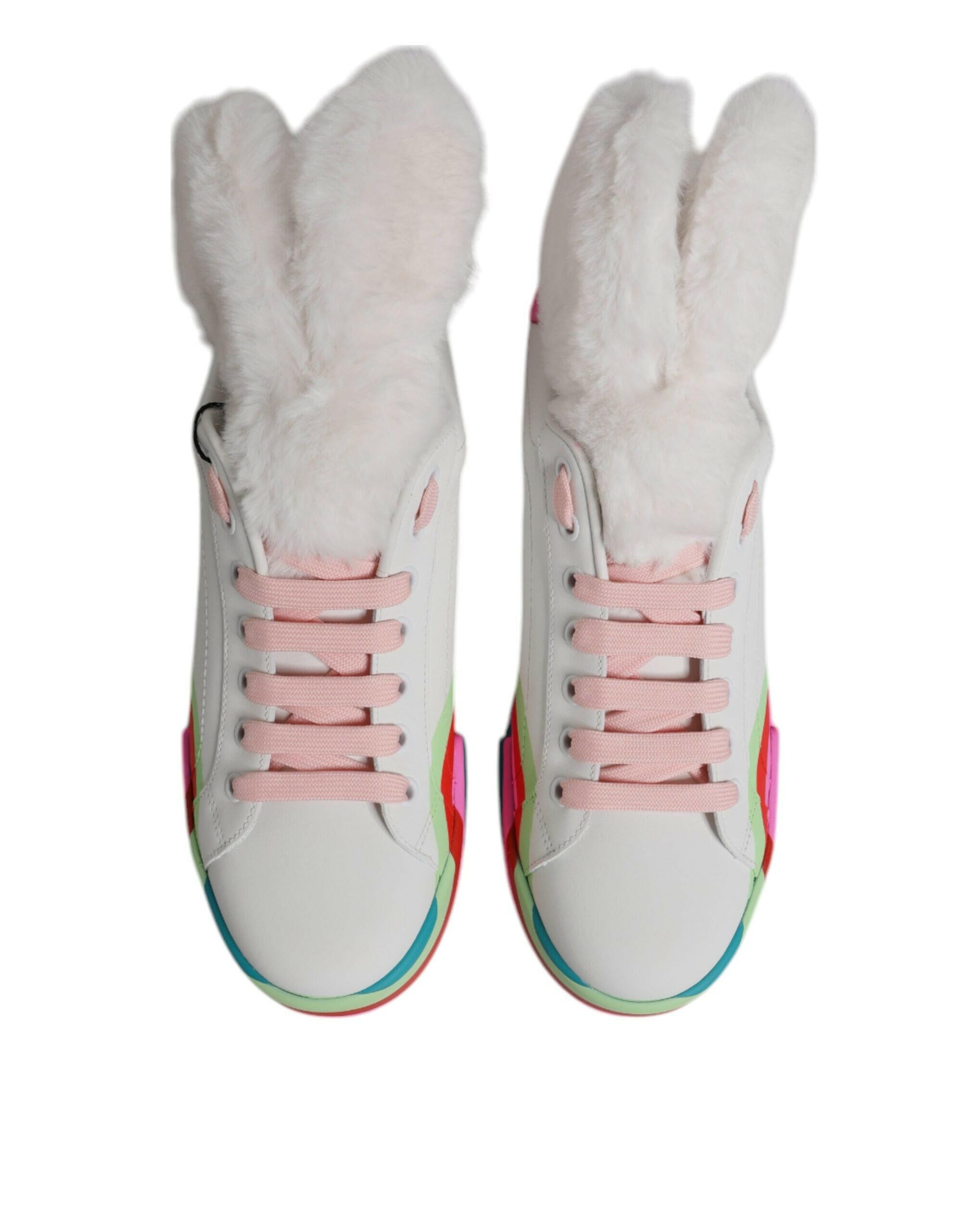 Dolce & Gabbana Multicolor Low Top Trainers Sneakers Shoes Dolce & Gabbana