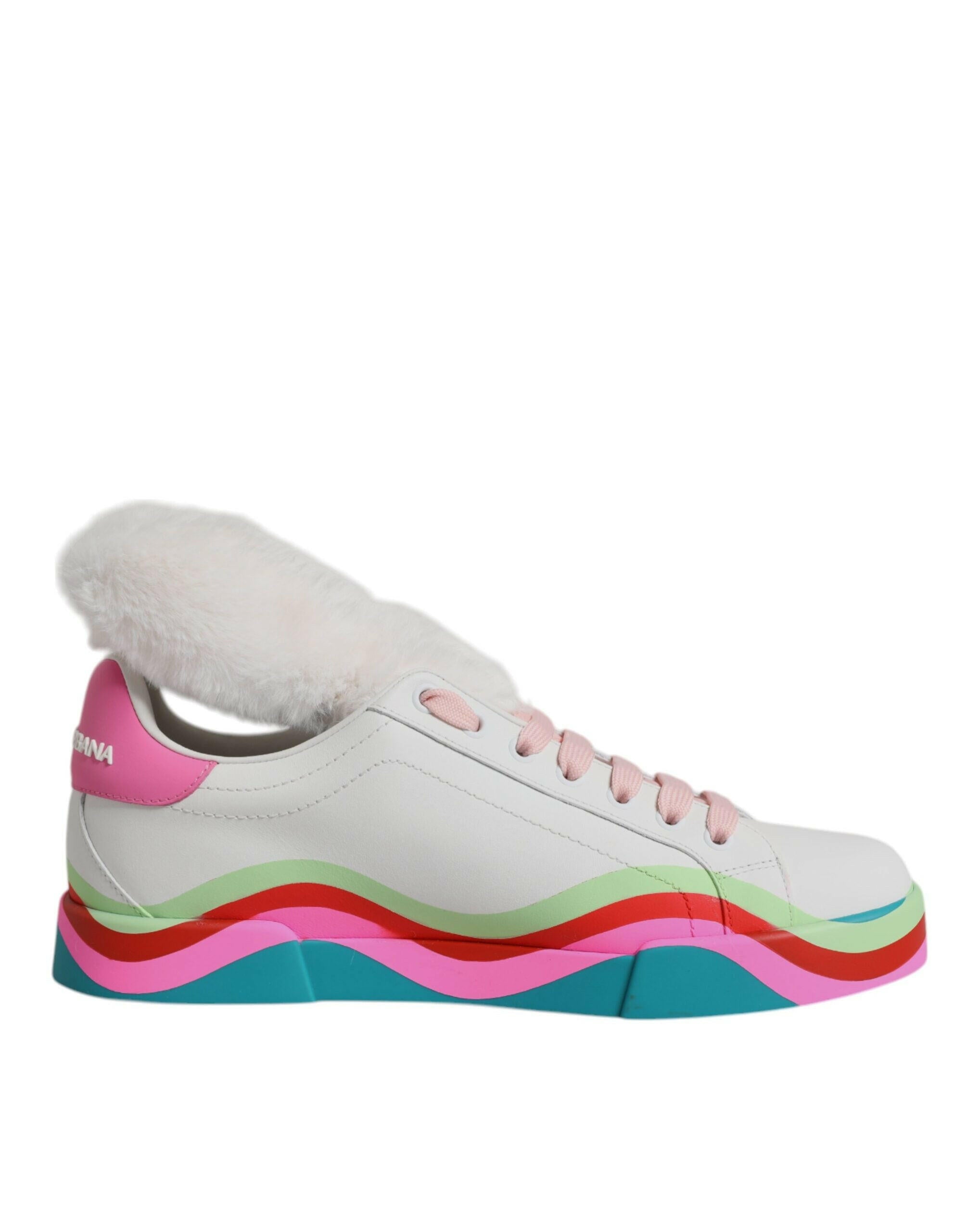 Dolce & Gabbana Multicolor Low Top Trainers Sneakers Shoes Dolce & Gabbana