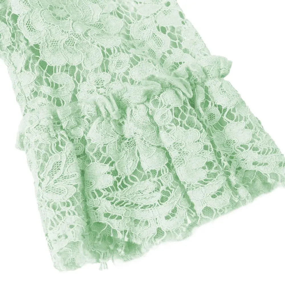 Dolce & Gabbana Green Cotton Dress Dolce & Gabbana