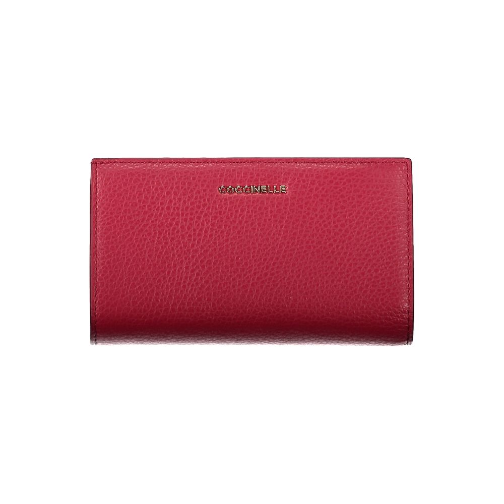 Coccinelle Red Leather Women Wallet Coccinelle