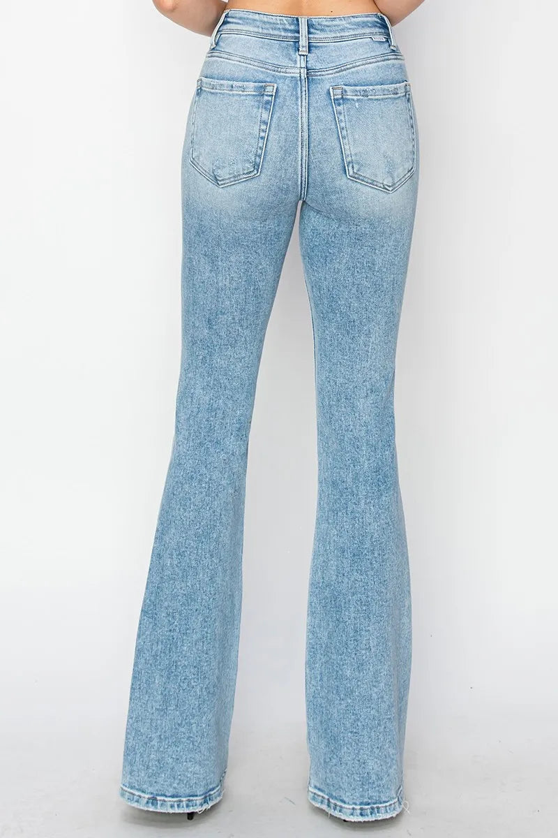 RISEN boot cut High Rise Jeans - MaraFormigone