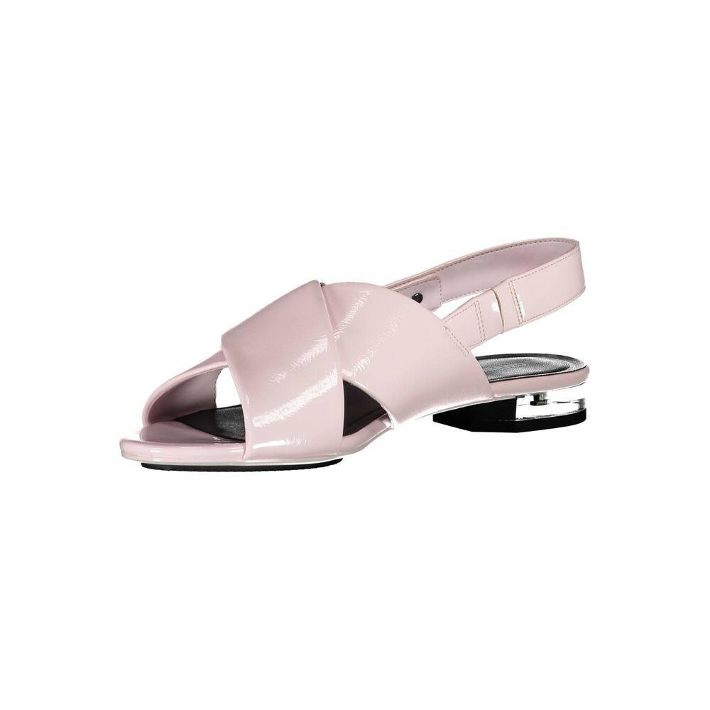 Calvin Klein Pink Polyethylene Women Sandal.