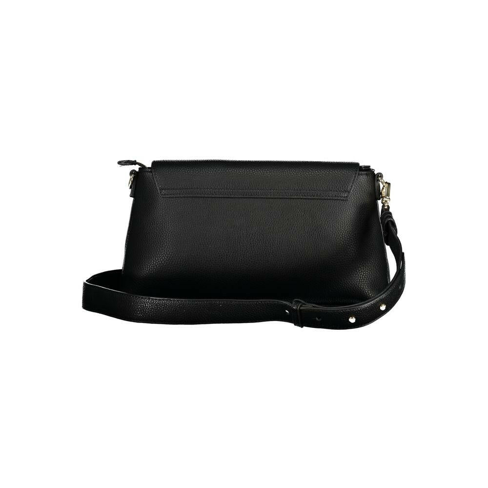 Mario Valentino Black Polyethylene Handbag.