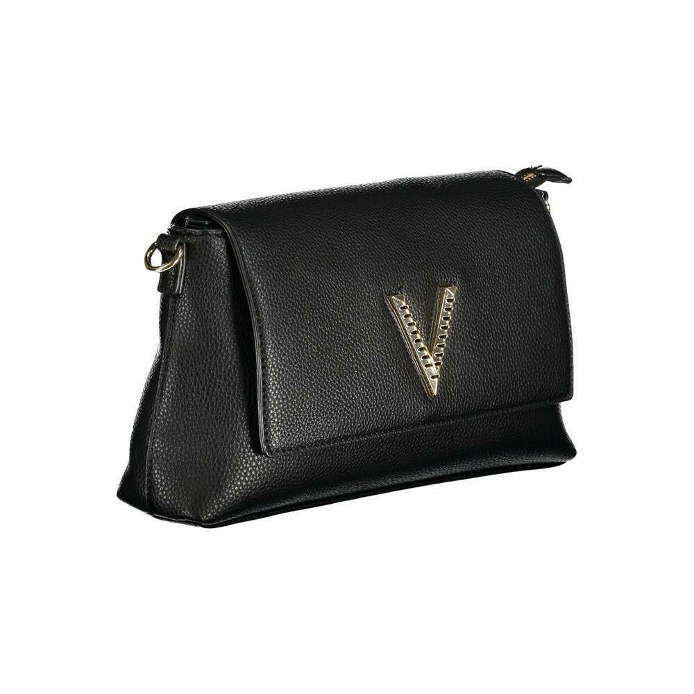 Mario Valentino Black Polyethylene Handbag.
