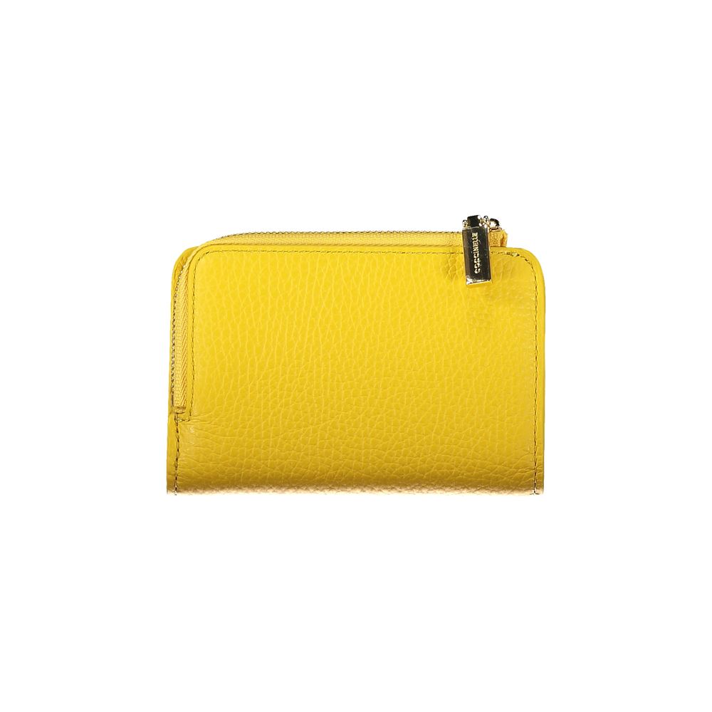 Coccinelle Yellow Leather Women Wallet Coccinelle