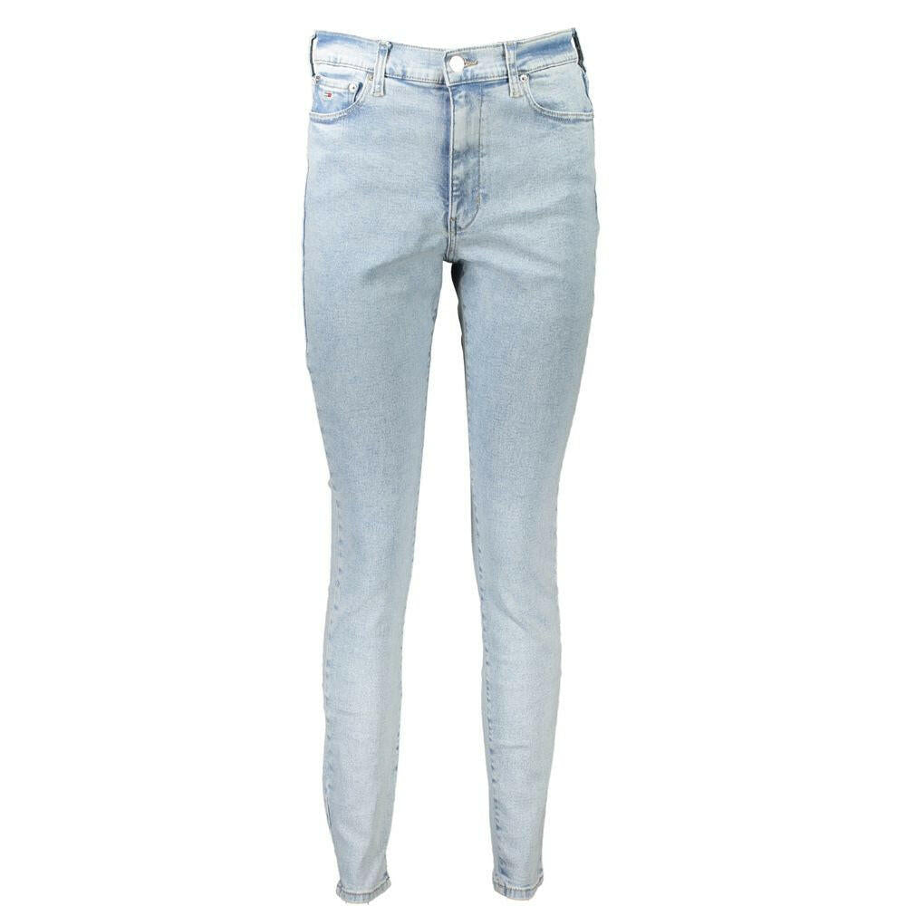 Tommy Hilfiger Blue Cotton Women's Skinny Jean Tommy Hilfiger