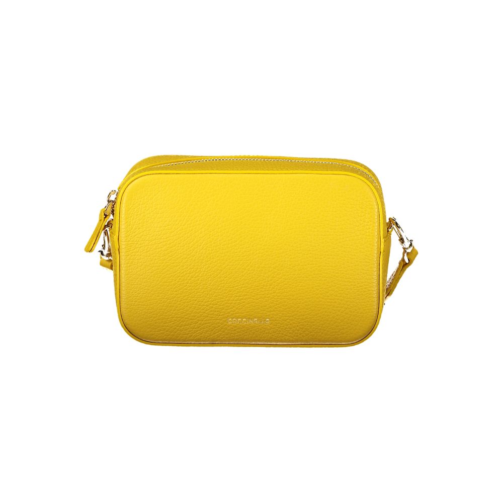 Coccinelle Yellow Leather Women Handbag Coccinelle