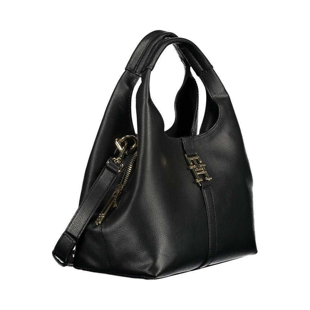 Tommy Hilfiger Black Polyethylene Women Handbag Tommy Hilfiger